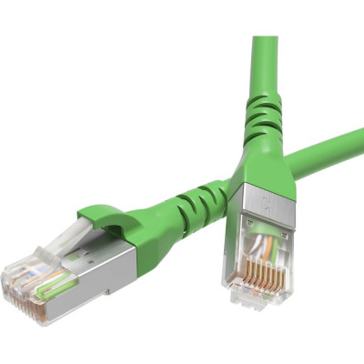 DKC Патч-корд экранированный cat6 f/utp 4x2, lszh, зелёный, 7.0м RN6FU4570GN