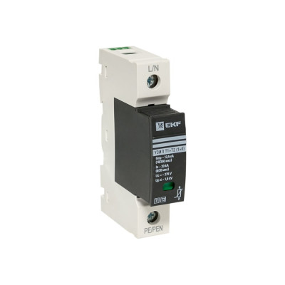 EKF УЗИП Т1+Т2; Iimp-12,5kA; In-20kA; Uc-275В; 1+0 PROxima OV12-1-501