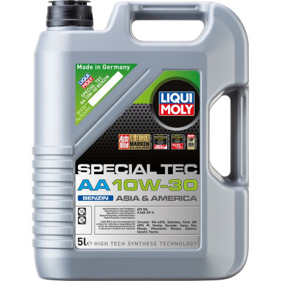 НС-синтетическое моторное масло LIQUI MOLY Special Tec AA Benzin 10W-30 SN GF-5 21338