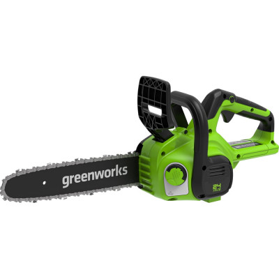 GreenWorks Цепная пила аккумуляторная Арт., 24V, 25см, c 1хАКБ 2Ач c USBи ЗУ 2007707USB2