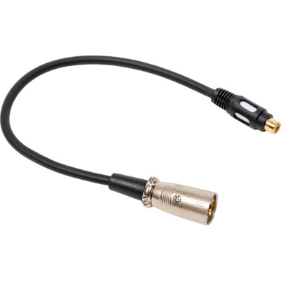 Pro Legend Переход XLR штекер - RCA гнездо позолоченные контакты с кабелем 0.3м, PL2288
