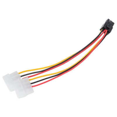 Pro Legend Кабель 6 pin to 2 molex Video power PL1414