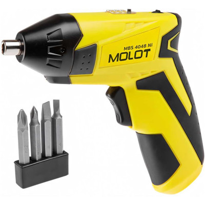 MOLOT Отвертка аккумуляторная MBS 4048 Ni MBS4048Ni00011