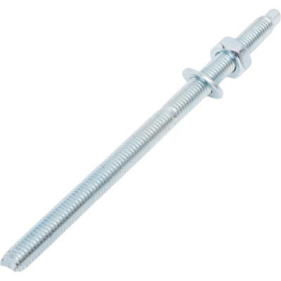 RAWLPLUG Пруток для химических анкеров клас 5.8 с шайбой и гайкой, M10х170 мм, 10 шт R-STUDS-10170