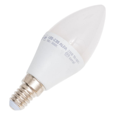 IEK Лампа LED ALFA C35 свеча 10Вт 230В 3000К E14 LLA-C35-10-230-30-E14