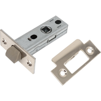 PUERTO Защелка межкомнатная, пластиковый язычок, никель матовый, B2B L 5-45 plastic SN