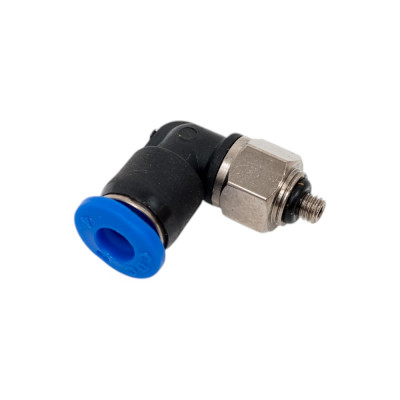 CDC Pneumatics Фитинг L-обр. 6мм с наруж. мет. резьбой M16x1.5 PL 06M16