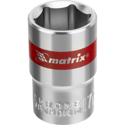 Головка торцевая 6-гранная (1/2"; 17 мм) MASTER MATRIX 13117