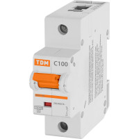 Автоматический выключатель TDM ELECTRIC ВА47-125 1Р 100А 15кА С SQ0208-0059