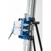 Стойка для сверлильной машины KEOS до 450мм наклонная на роликах с быстросъемным креплением мотора и крепежом по бетону 14520