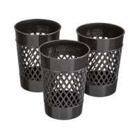 Подставка-стакан для ручек Attache Эконом 3 шт/уп, чёрная 517150