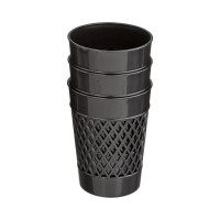 Подставка-стакан для ручек Attache Эконом 3 шт/уп, чёрная 517150