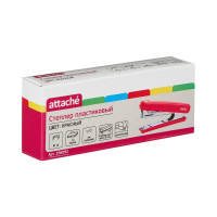 Степлер Attache 8209 №10, до 12 листов, розовый 256092