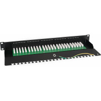 Патч-панель Cabeus 1U, 50 портов, RJ-45, PL-50-TEL-Dual