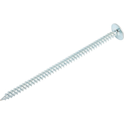 Саморезы ВИРТУОЗ 4,2х76 мм полусферическая головка с прессшайбой, острый, 25 шт 40398