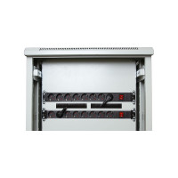 Блок евророзеток Cabeus горизонтальный, 9 розеток, 10 A, шнур 2 м, вилка IEC 320 C14 PDU-9P-2IEC