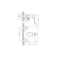Смеситель для биде Haiba HB55556