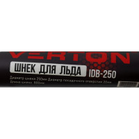 Шнек для льда IDB-250 прямые ножи, d пос=20мм, D=250мм, L-800мм VERTON 01.5985.6223