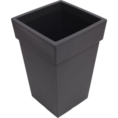 Кашпо IDEA ТУБУС 240х240 мм, 7.5 л Графитовый М 3178