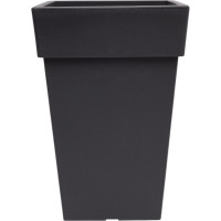 Кашпо IDEA ТУБУС 240х240 мм, 7.5 л Графитовый М 3178
