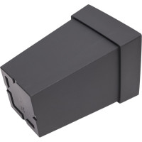 Кашпо IDEA ТУБУС 240х240 мм, 7.5 л Графитовый М 3178