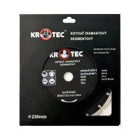 Диск алмазный сегментный (230x22.2 мм) KROTEC 5606005