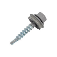 Кровельный саморез SWFS RAL-7004 ZP 4,8х28, 250 шт. тов-046980