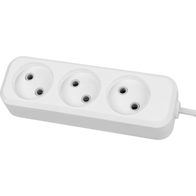 Удлинитель сетевой TDM ELECTRIC 3 розетки, 5 метров, без заземления, ШВВП 2х0,75 мм2 6А 250В SQ1303-1202