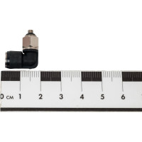 Фитинг L-образный 6 мм с наружной металлической резьбой M16x1.5 мм CDC Pneumatics PL 06M16