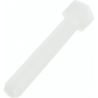 Болт с шестигранной головкой DINFIX DIN 933, полная резьба, полиамид (пластик), М8x50, 10 шт. 00-00001478