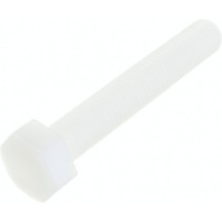 Болт с шестигранной головкой DINFIX DIN 933, полная резьба, полиамид (пластик), М8x50, 10 шт. 00-00001478