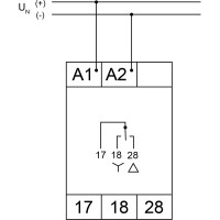 Реле времени TELE Звезда-Треугольник V2ZS20 12-240V AC/DC 125300