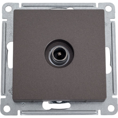 Розетка TV Systeme Electric AtlasDesign Мокко оконечная 1DB, механизм SE ATN000691