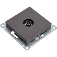 Розетка TV Systeme Electric AtlasDesign Мокко оконечная 1DB, механизм SE ATN000691