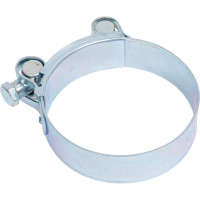 Одноболтовый силовой хомут NOVOCRAFT 80-85 мм, цинк, уп. 4 шт. RZN080085004