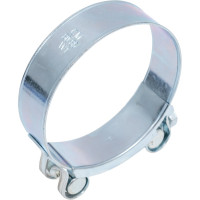 Одноболтовый силовой хомут NOVOCRAFT 80-85 мм, цинк, уп. 4 шт. RZN080085004