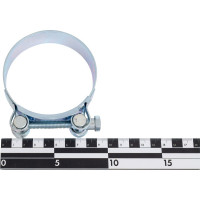 Одноболтовый силовой хомут NOVOCRAFT 80-85 мм, цинк, уп. 4 шт. RZN080085004