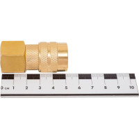 Быстроразъемное соединение D ISO 6150 B (рапид "мама" - внутренняя резьба 1/2"; латунь) TITAN LOCK TL4DF-B