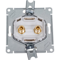 Аудиорозетка Systeme Electric AtlasDesign Беж двухместная SE ATN000287
