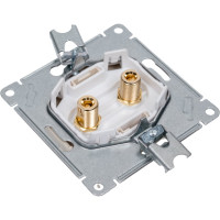 Аудиорозетка Systeme Electric AtlasDesign Беж двухместная SE ATN000287