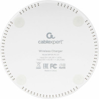 Беспроводной адаптер питания Cablexpert QI 10Wt, 7,5Wt, 5Wt, белый MP3A-PC-31