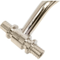 Трубка One Plus Т-образная для подключения радиатора к аксиальной системе 16х15х16 L250 мм 3504023084