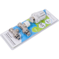 Терморегулирующий комплект для радиатора MVI Ду15 прямой 3 в 1 TR.623.04