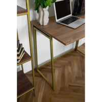 Складной стол GreenWeen SKANDI золотой/дуб канзас GW-SK-G-K