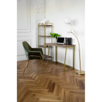 Складной стол GreenWeen SKANDI золотой/дуб канзас GW-SK-G-K