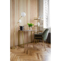 Складной стол GreenWeen SKANDI золотой/дуб канзас GW-SK-G-K