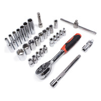 Набор инструментов Forcekraft 216пр.1/4''3/8''1/2''(6гр.)(4-32мм) FK-38841New(50468)