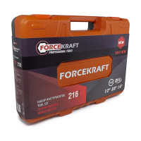 Набор инструментов Forcekraft 216пр.1/4''3/8''1/2''(6гр.)(4-32мм) FK-38841New(50468)