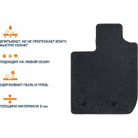 Текстильные коврики в салон AutoFlex Standard для Volkswagen Polo Фольксваген Поло V SD 2010-2020 г.в. 4580101