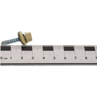 Кровельный саморез КРЕП-КОМП 5,5x25, RAL1014, слоновая кость, 250 шт. ск55251014кф